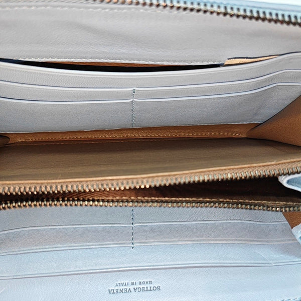 Lambskin Wallet Blue