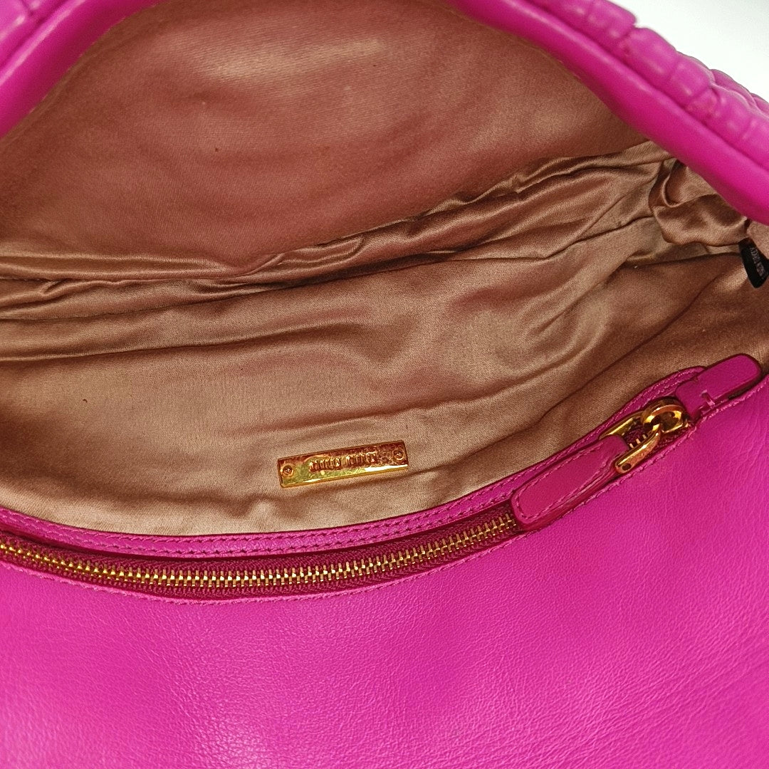 Crystal Quilted Lambskin Red