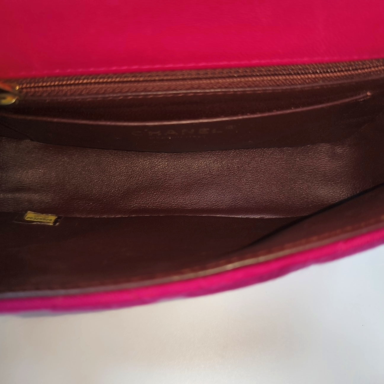 Quilted Fabric Shoulder Bag Pink