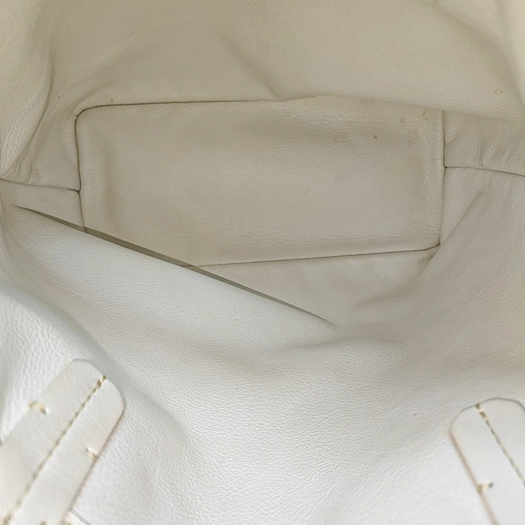 Anjou Mini Coated Canvas White