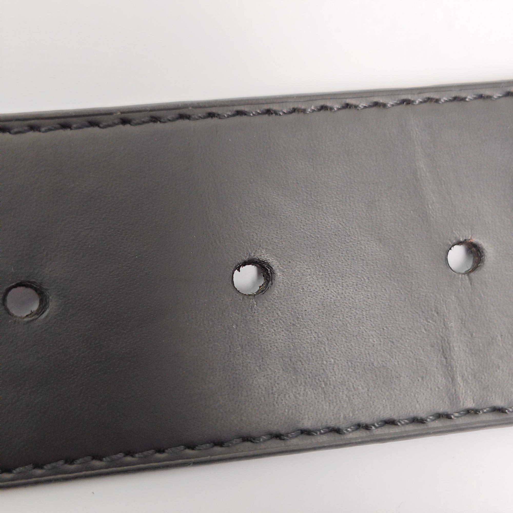 Coated Canvas Belt Black