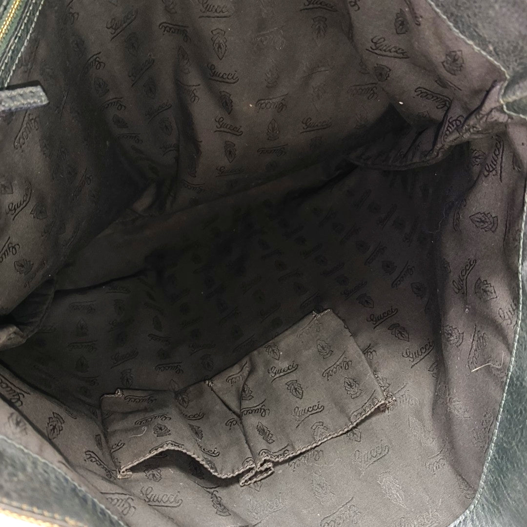 Monogram Canvas Tote Bag Brown