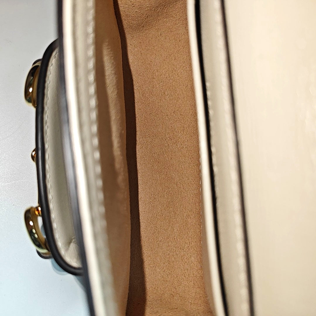 Horsebit 1955 Mini Calfskin White