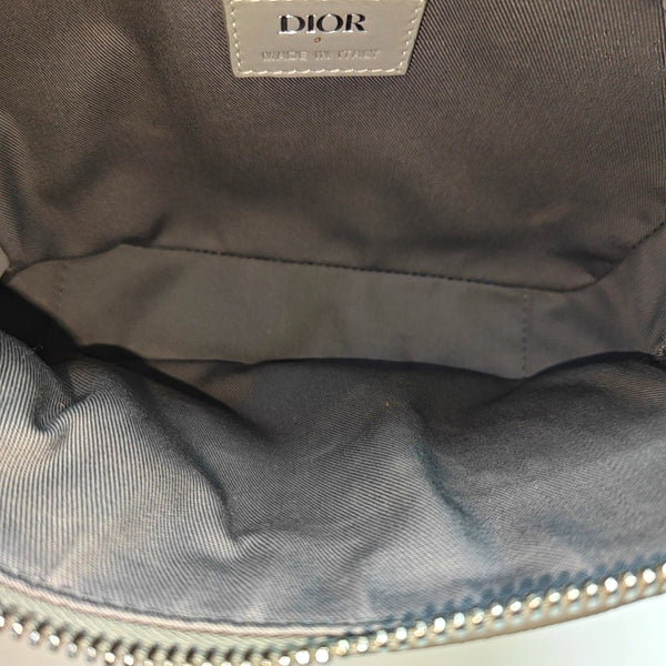 Coated Canvas Shoulder Bag Gray