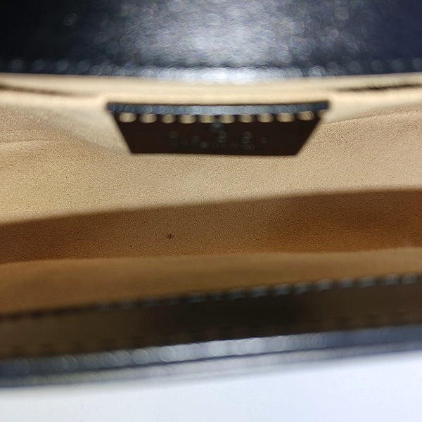GG Marmont Small Quilted Calfskin Black