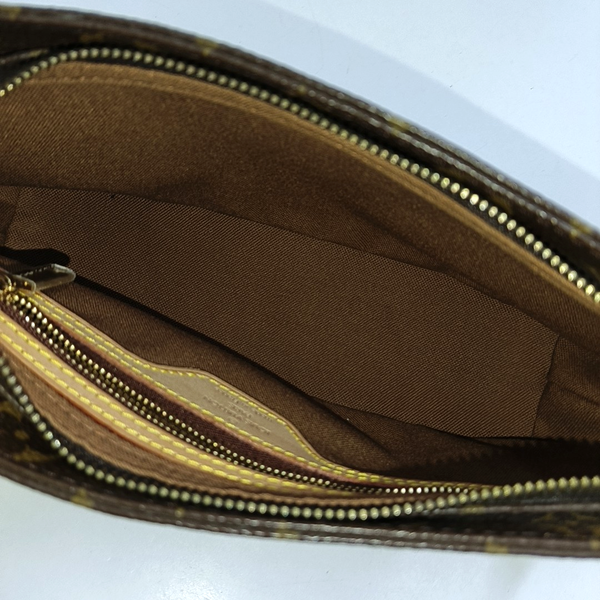 TROTTER Monogram Coated Canvas Brown