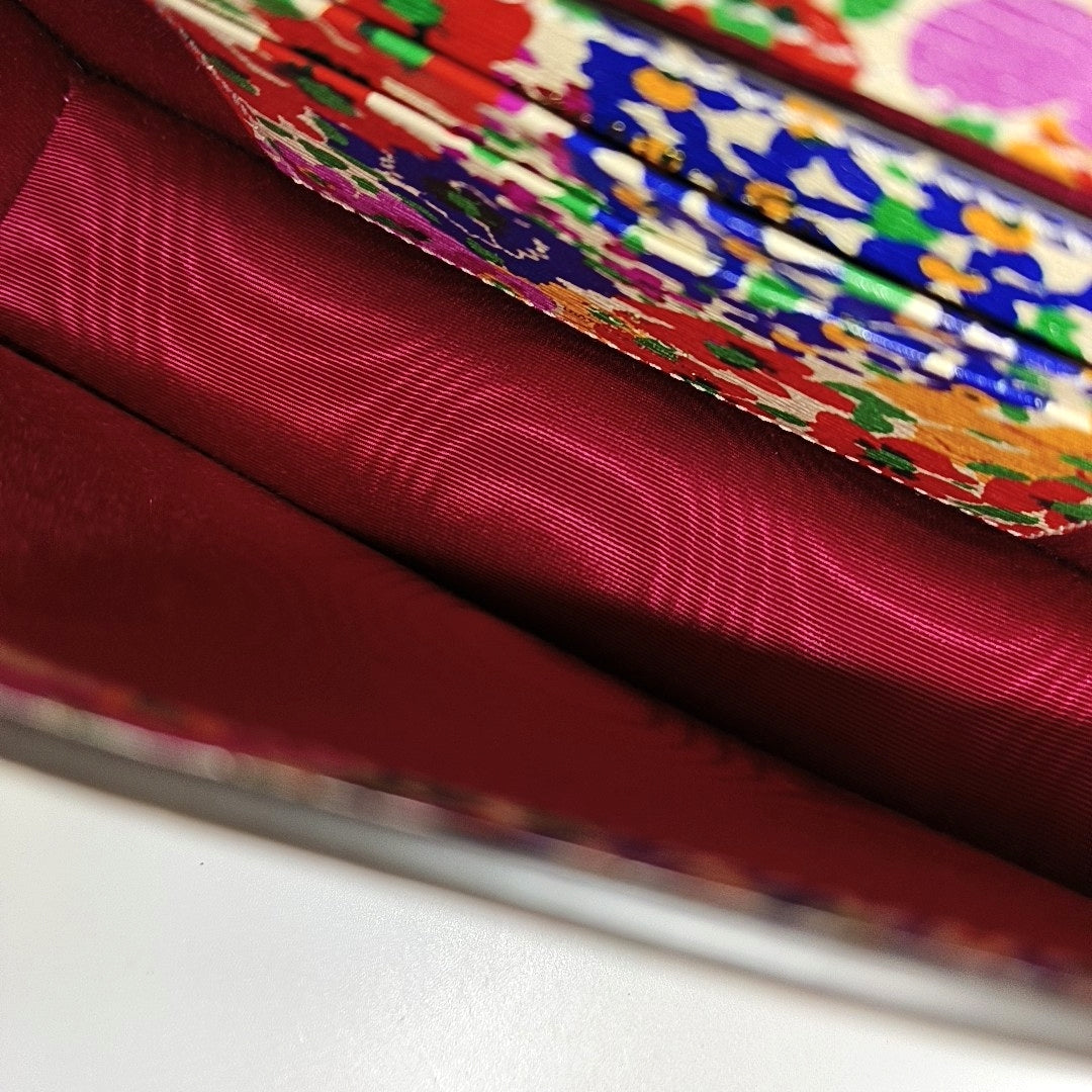 Calfskin Crossbody Bag Mini Multicolor