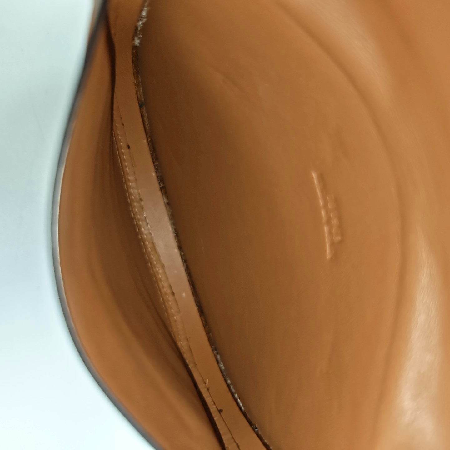 Heel Small Calfskin Brown