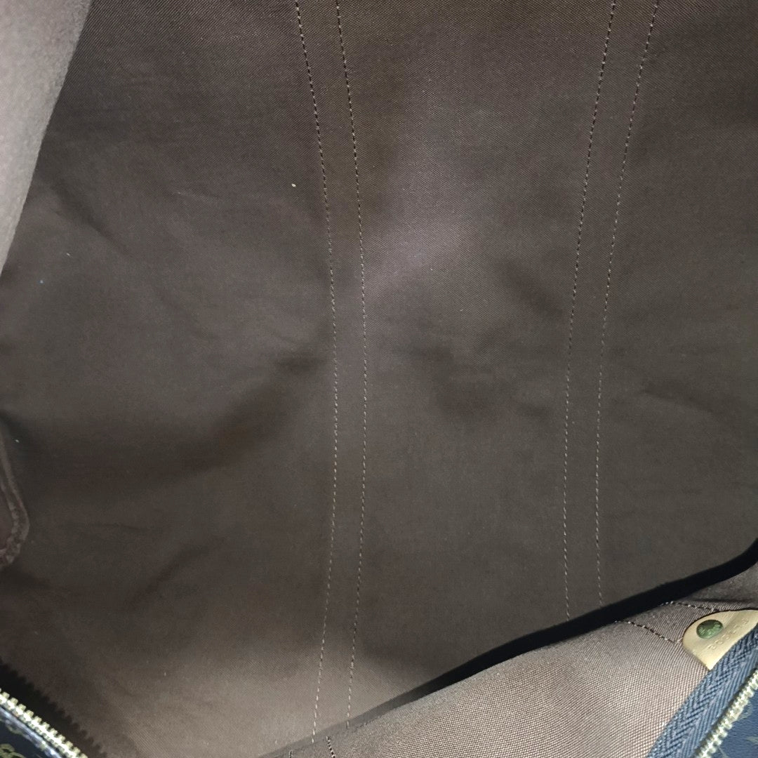SAC SOUPLE 55 Monogram Coated Canvas Brown