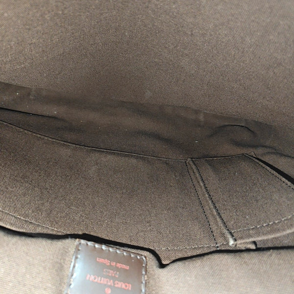BROOKLYN Damier Ebene Coated Canvas Brown