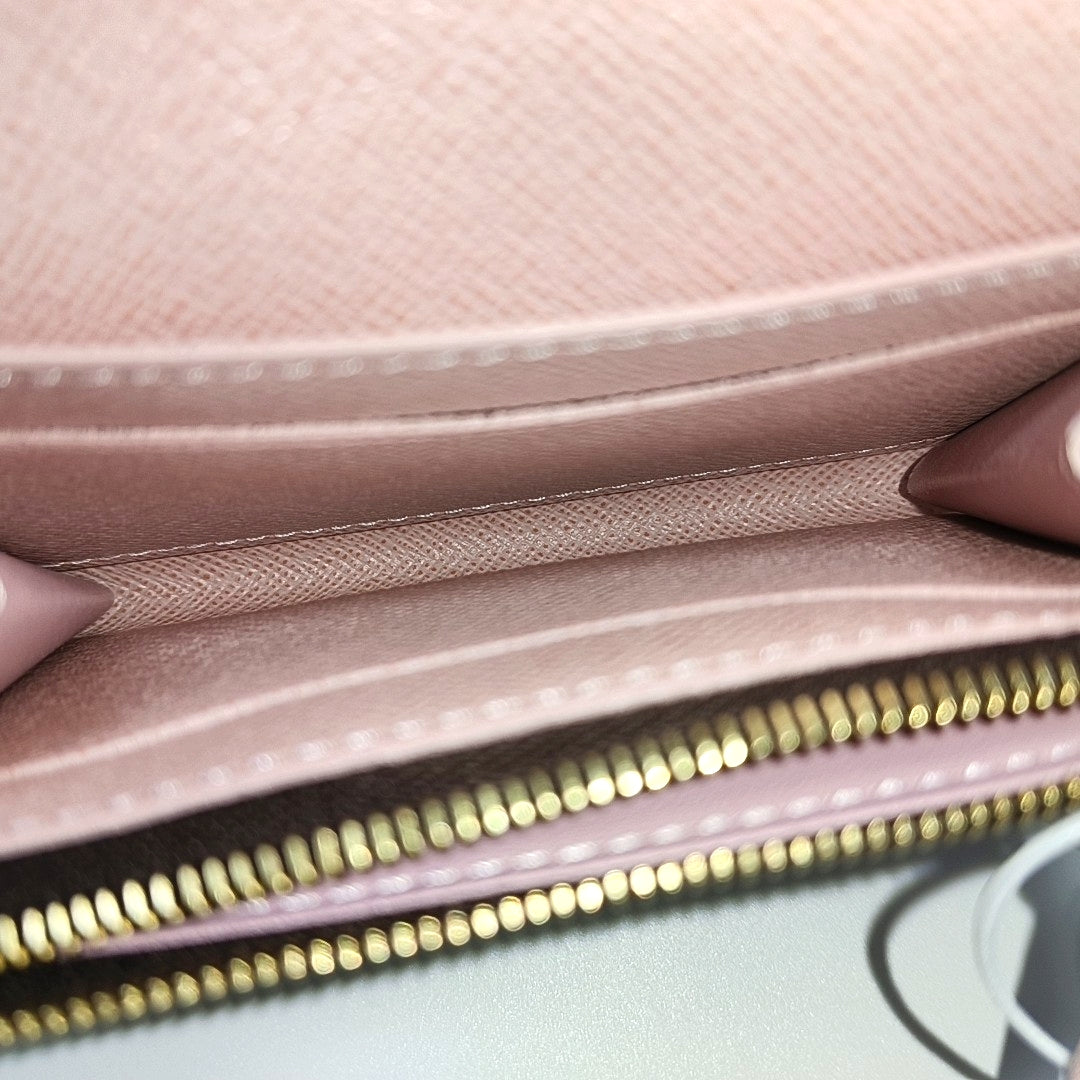 ROSALIE Monogram Coated Canvas Brown Wallet
