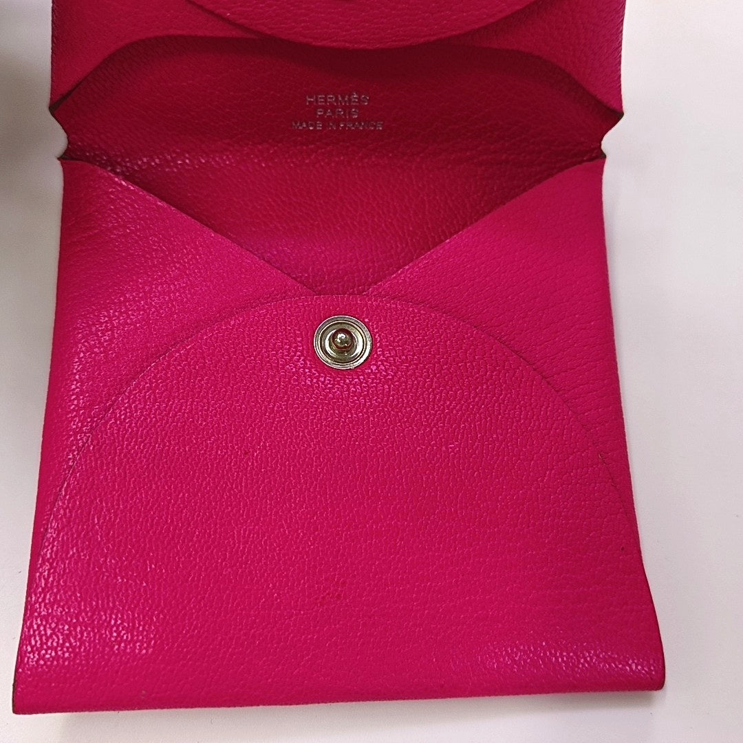 Bastia Chèvre Mysore Pink Card Holder