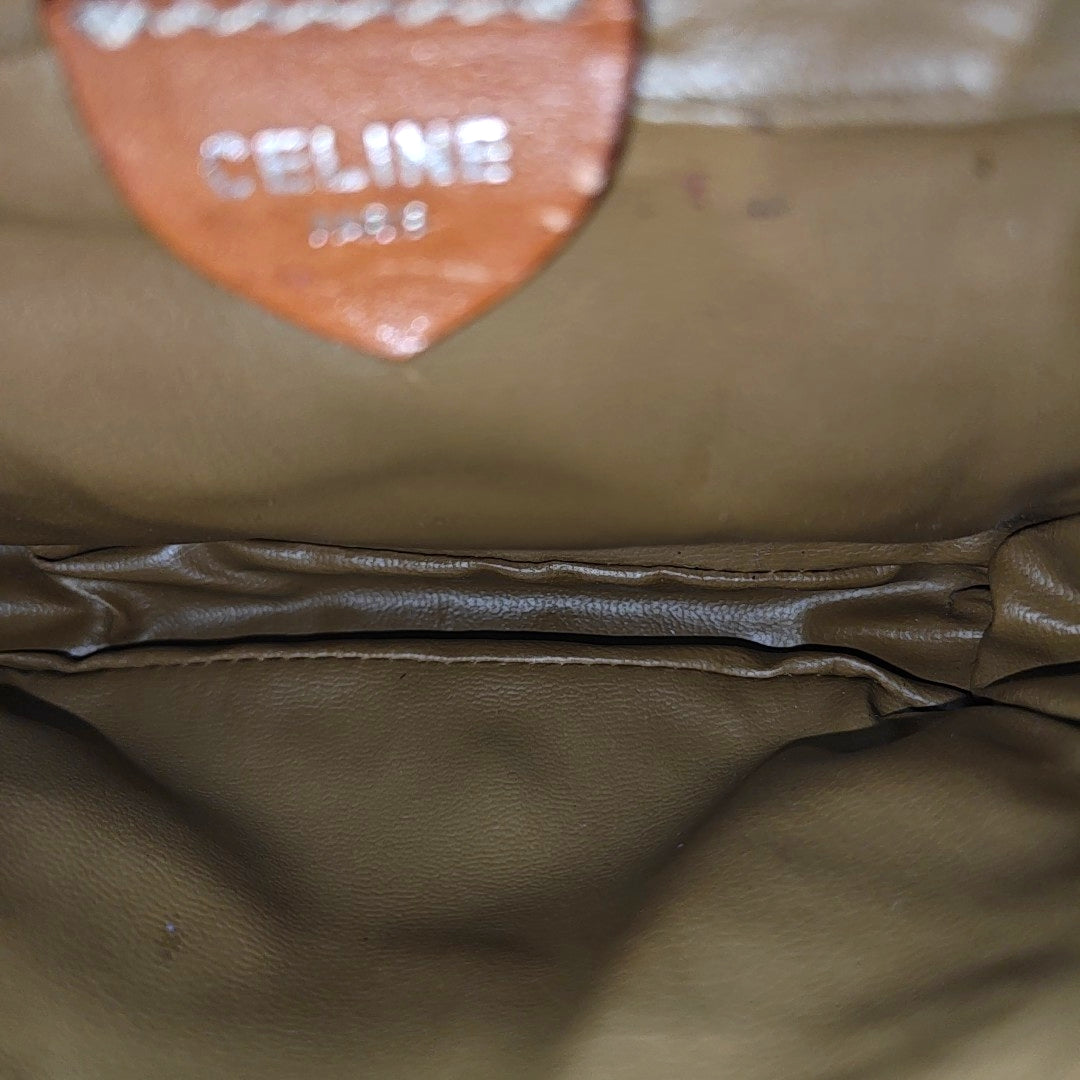 Coated Canvas Belt Bag Brown