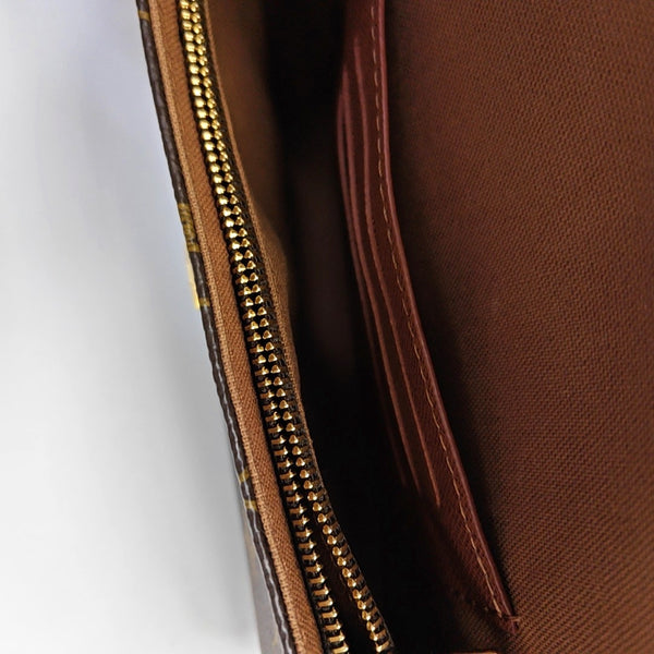 IVY Monogram Coated Canvas Brown