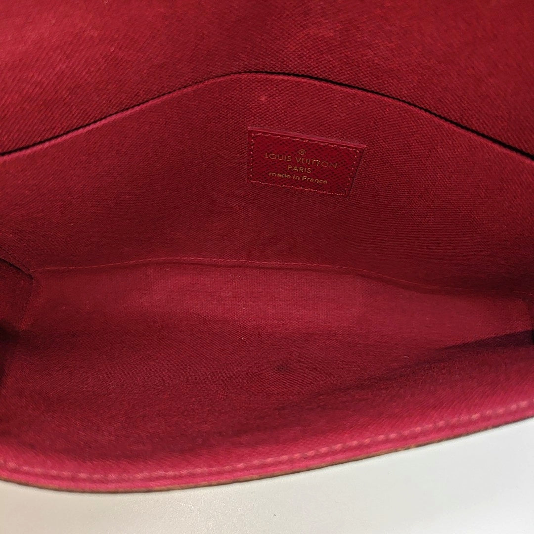 FÉLICIE Monogram Coated Canvas Brown