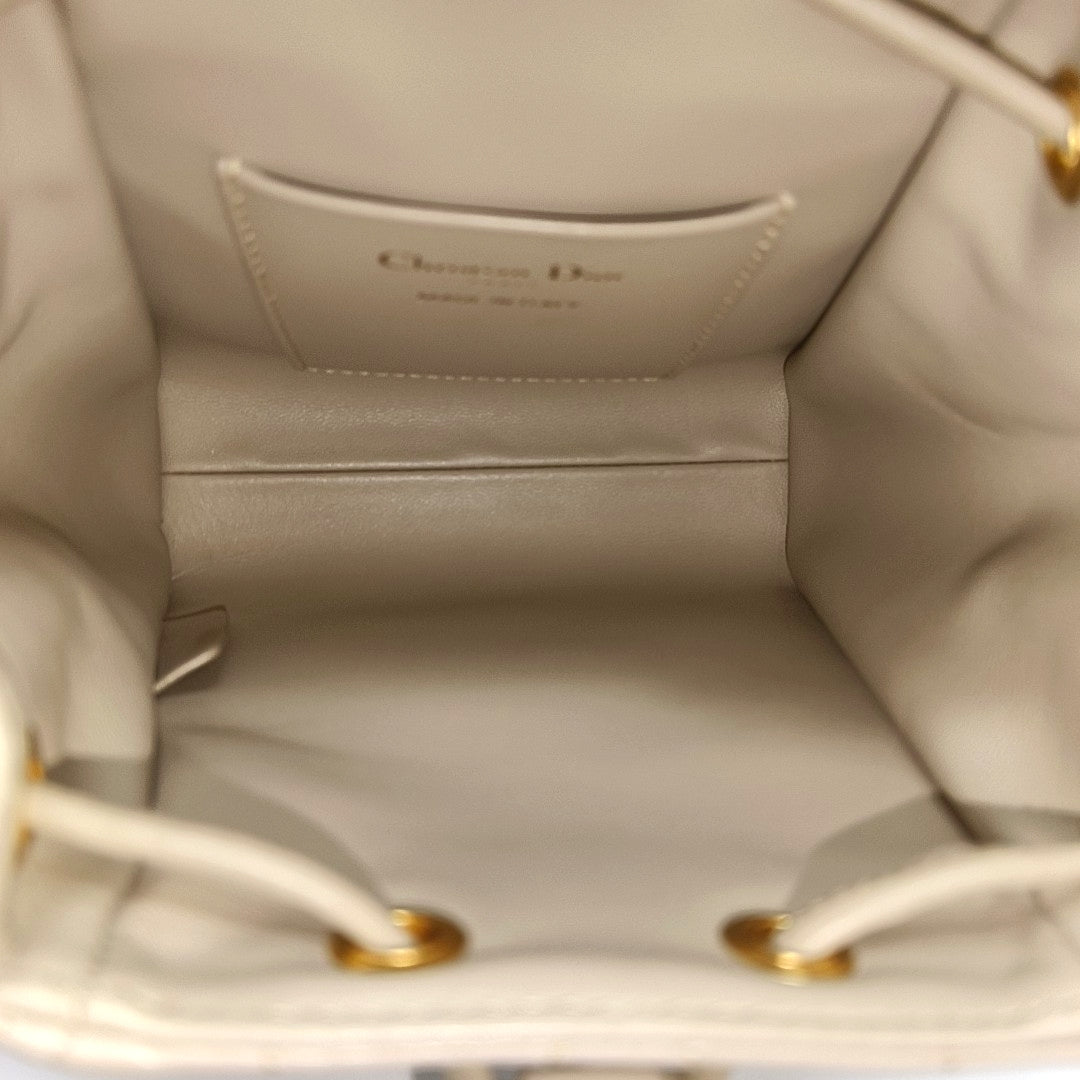 Dior Caro Cannage Lambskin Beige