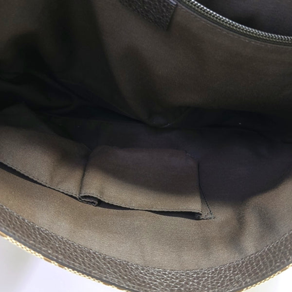 Monogram Fabric Shoulder Bag Beige