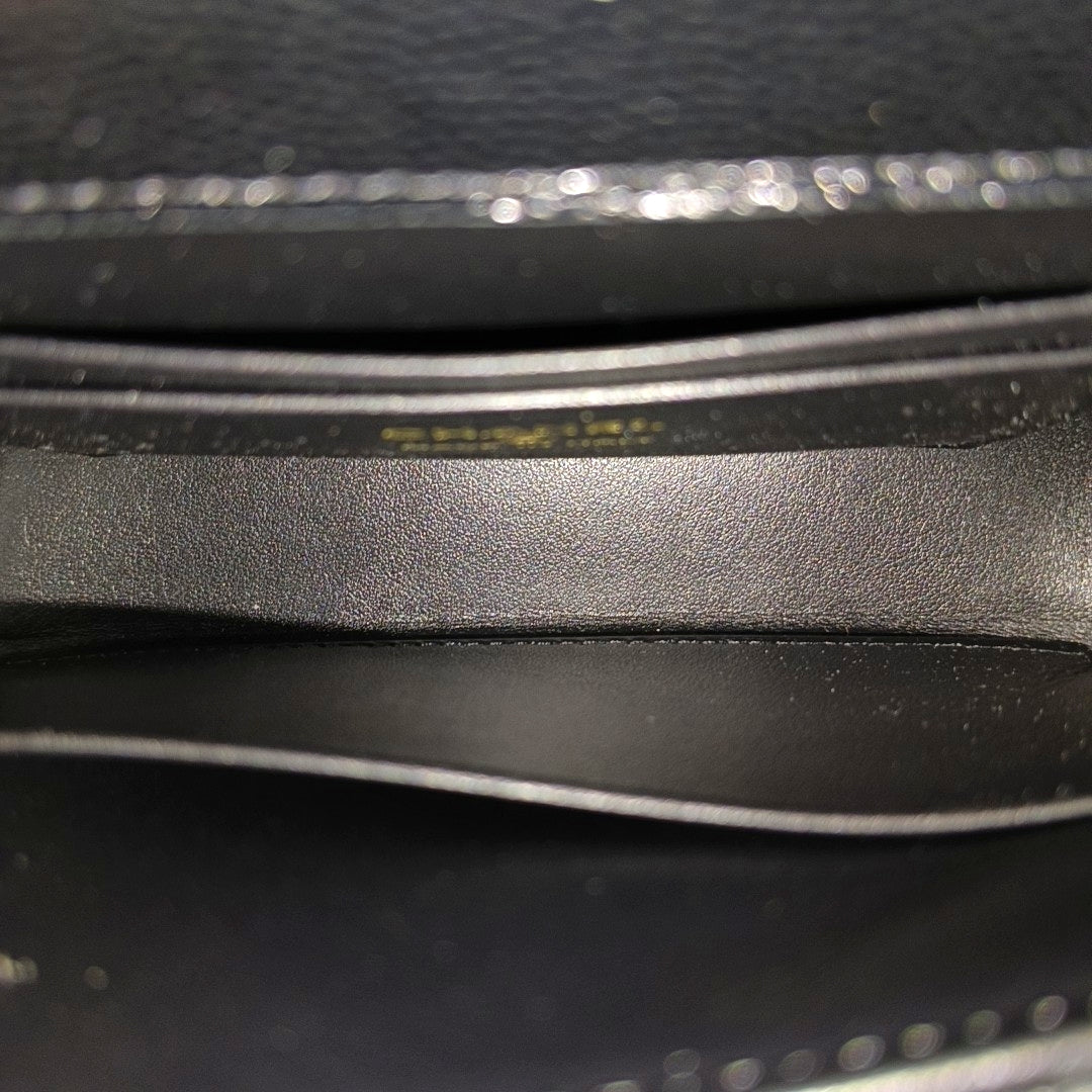 COCO HANDLE Grained Calfskin Black
