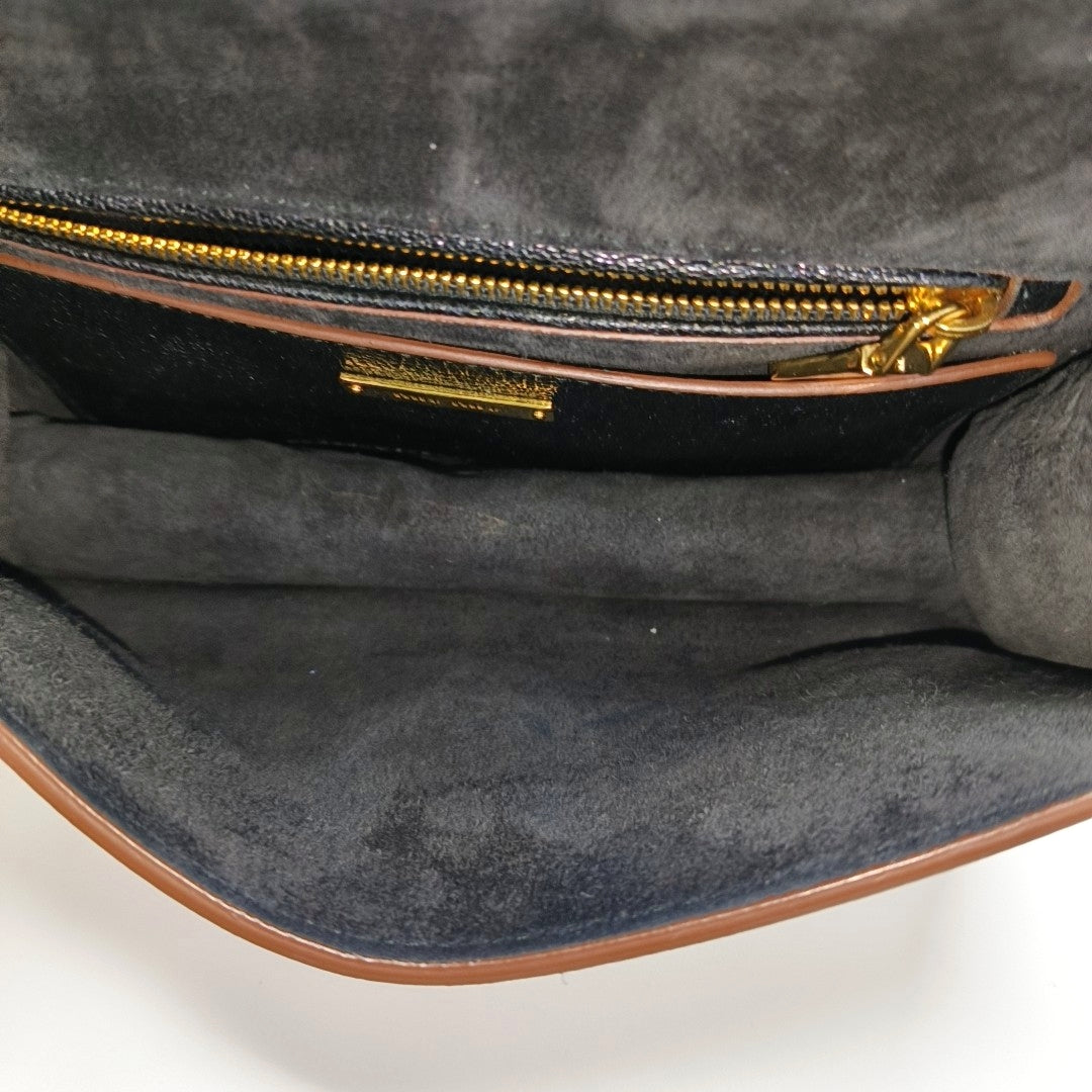 Miu Lady Calfskin Black