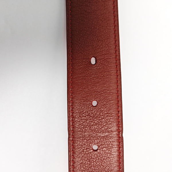 Leather Belt Red