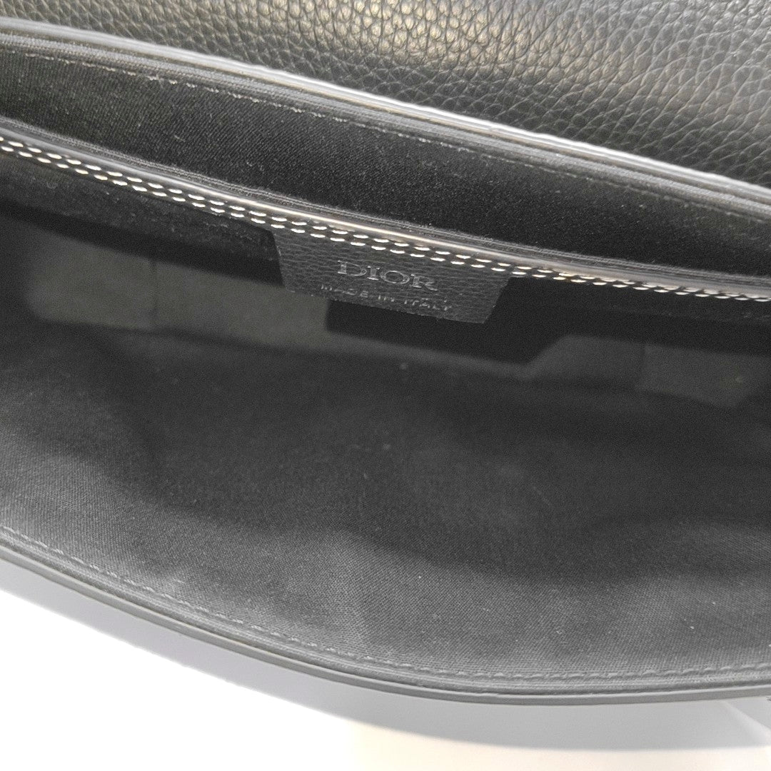 Saddle Small Calfskin Black