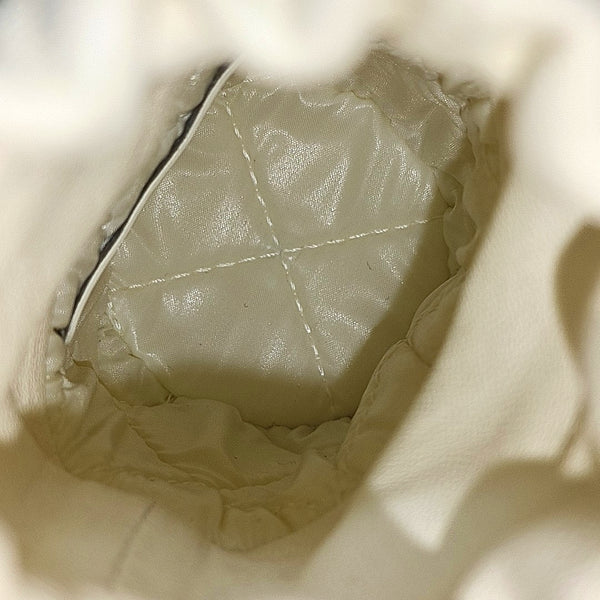 Mini Quilted Lambskin White