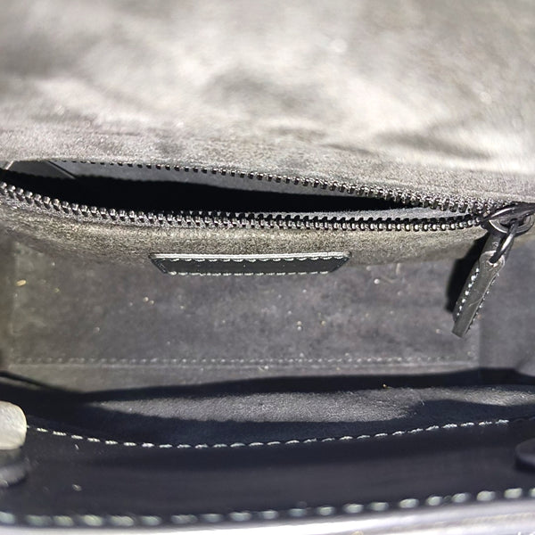 Lady Dior Mini Cannage Calfskin Black