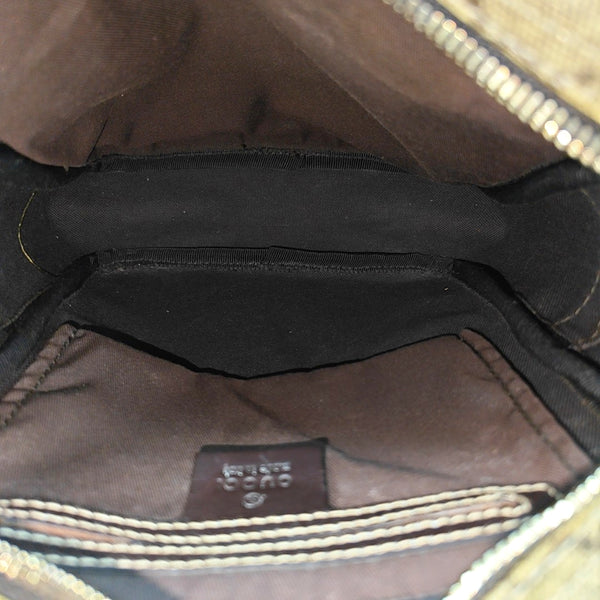 Monogram Coated Canvas Shoulder Bag Brown