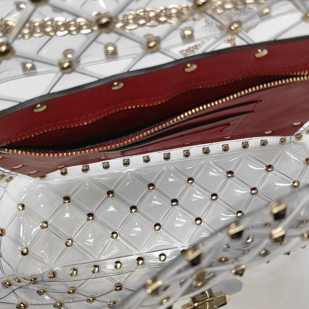Spike Up Quilted Special Material Clear