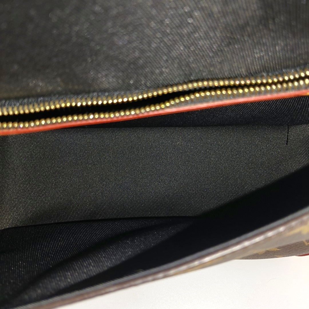 DIANE Monogram Coated Canvas Brown
