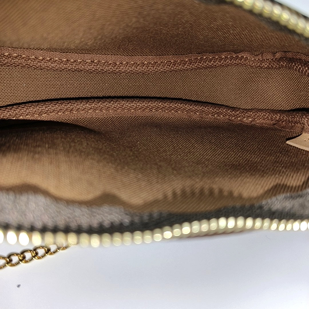 ACCESSOIRES Mini Monogram Coated Canvas Brown