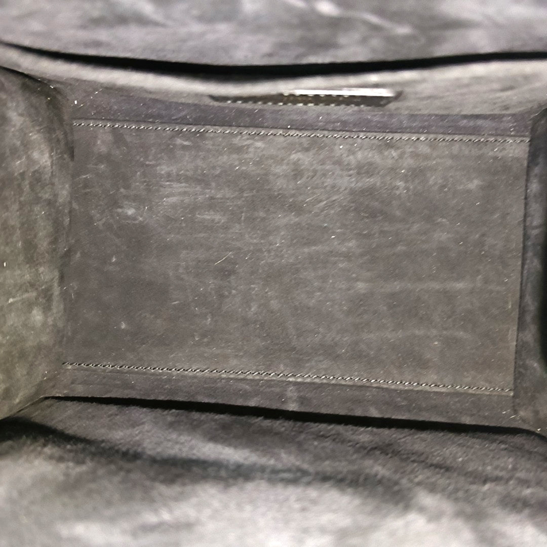 Calfskin Shoulder Bag Black