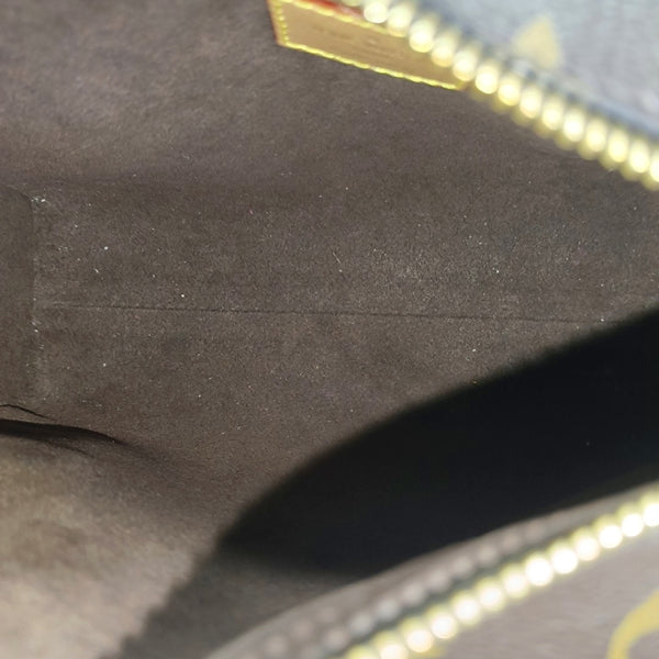 SIDE TRUNK MM Monogram Coated Canvas Brown