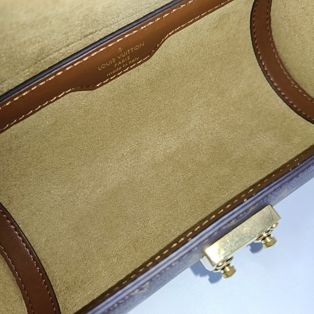 PAPILLON 19 Monogram Coated Canvas Brown