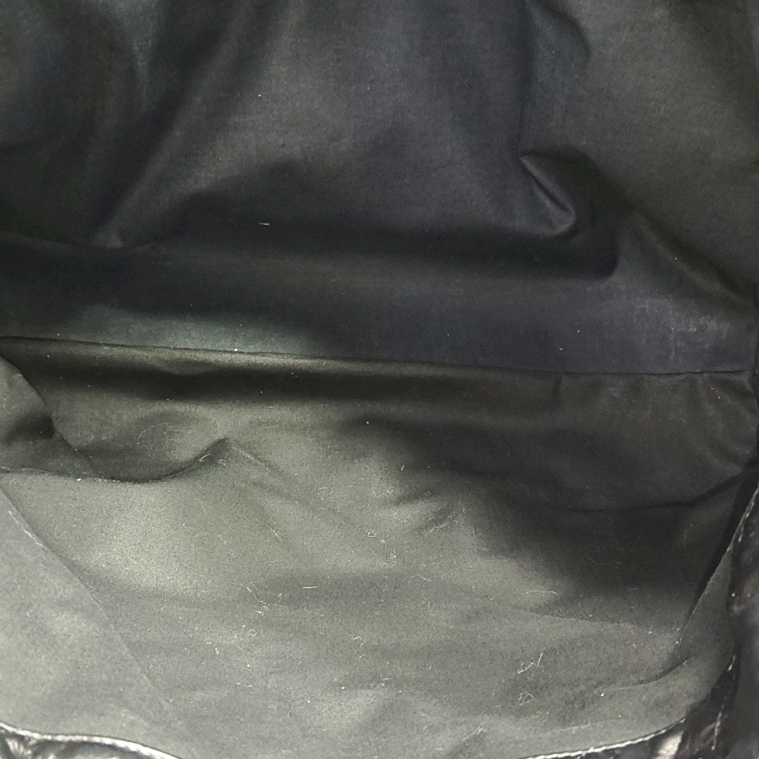 Crush Large Quilted Calfskin Black