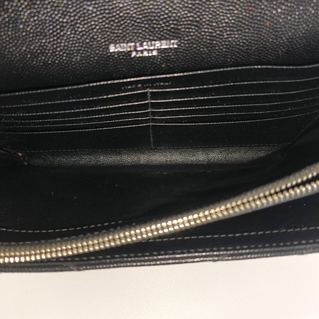 MONOGRAM Medium Chevron Calfskin Black