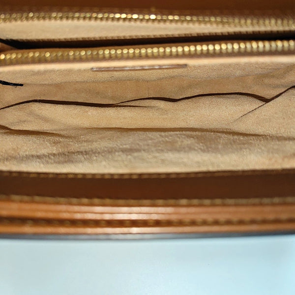 Horsebit 1955 Medium Monogram Coated Canvas Beige