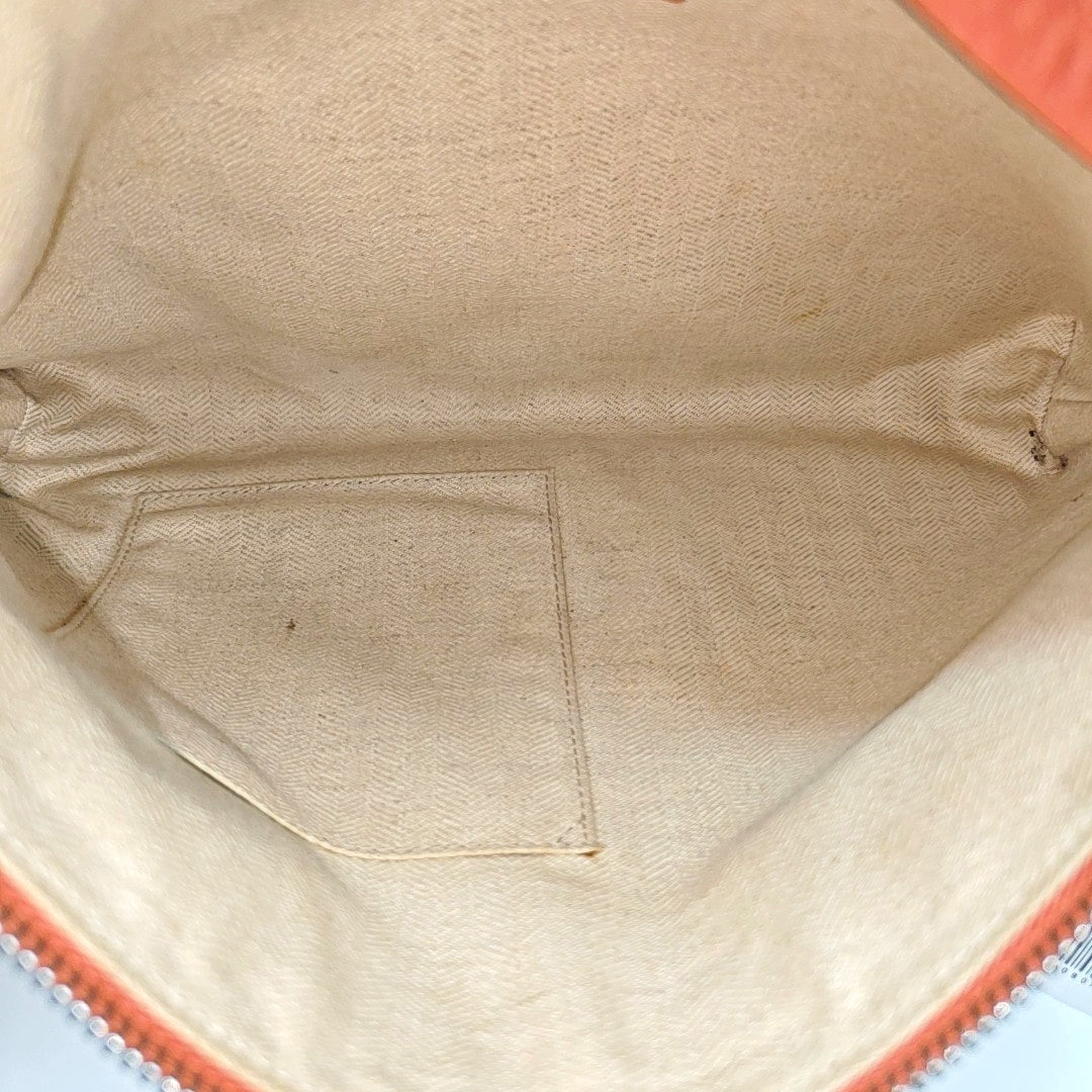 T Pouch Calfskin Orange