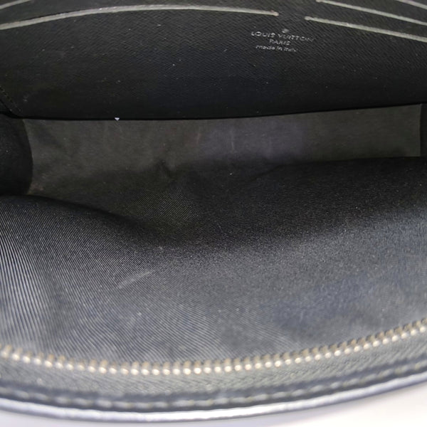 Pochette Voyag MM Monogram Coated Canvas Black