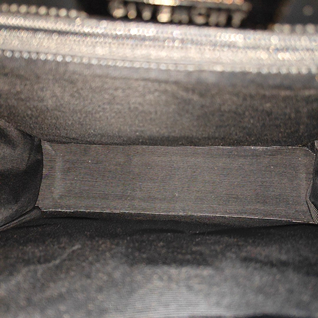 Calfskin Top Handle Bag Black