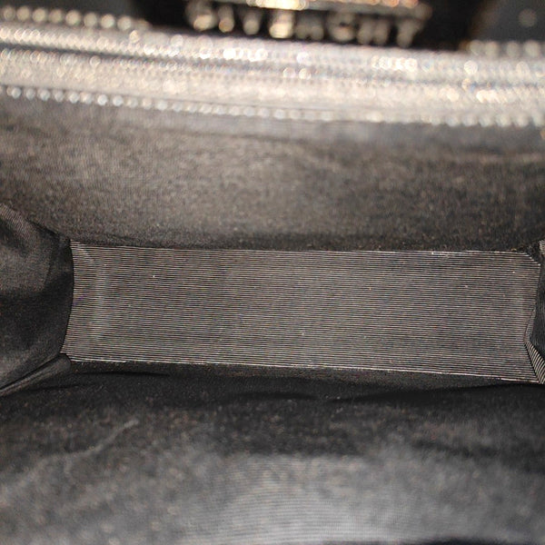 Calfskin Top Handle Bag Black