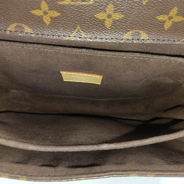 MÉTIS MM Monogram Coated Canvas Brown