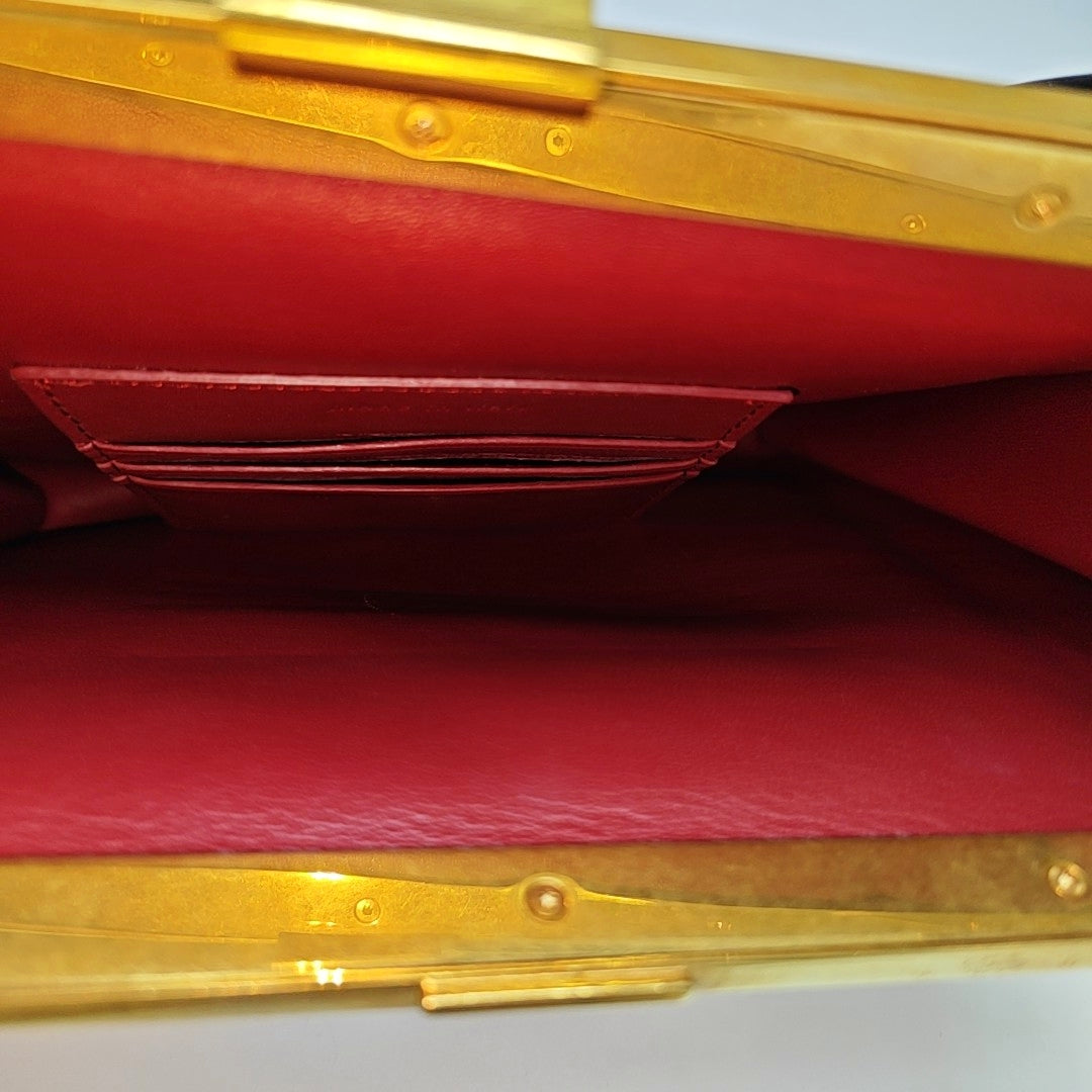 CLASP Mini Calfskin Red