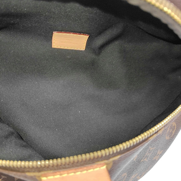 BUMBAG Monogram Coated Canvas Brown