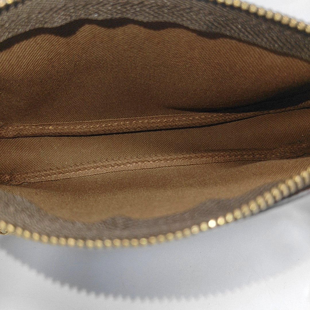 ACCESSOIRES Mini Monogram Coated Canvas Brown