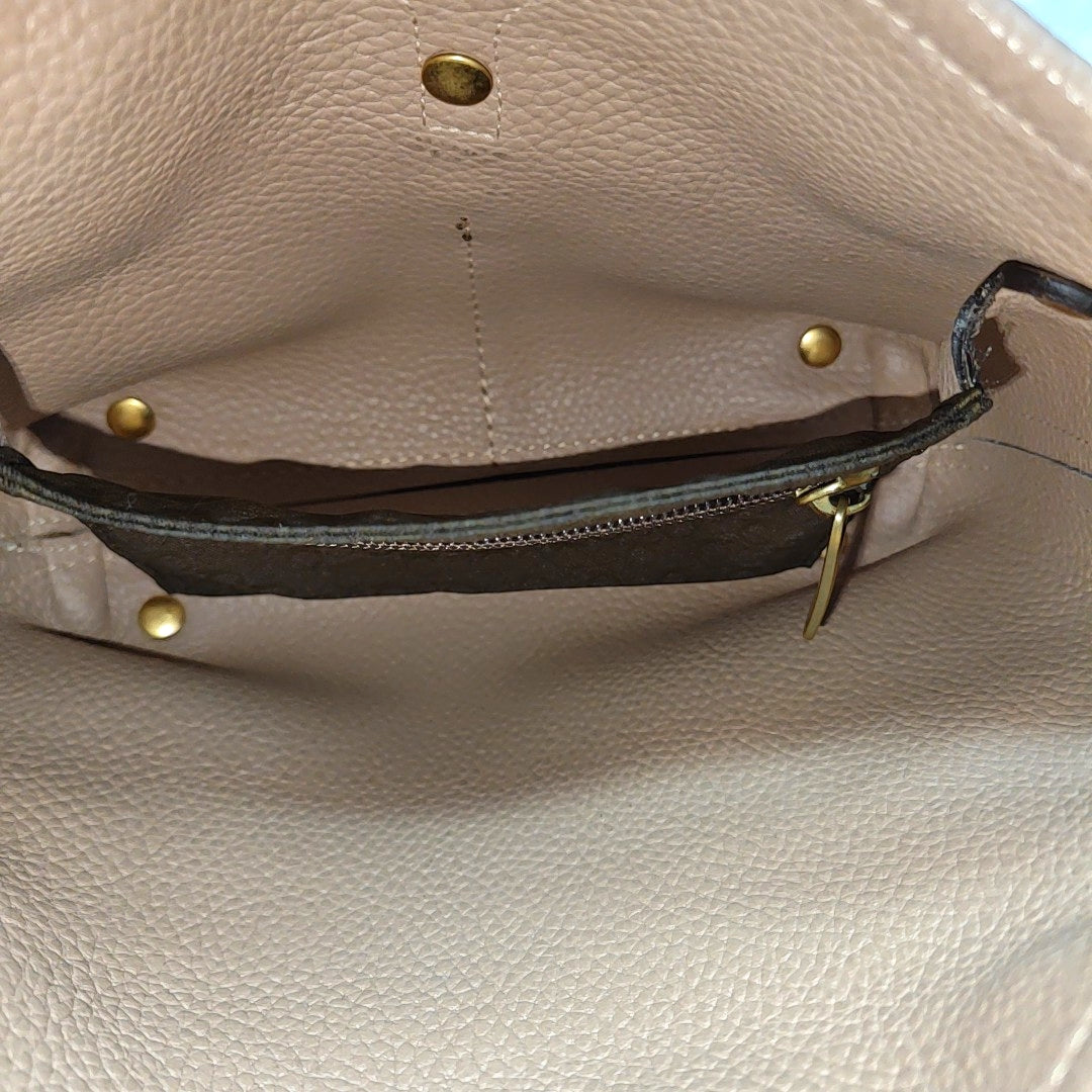 Suede Top Handle Bag Pink