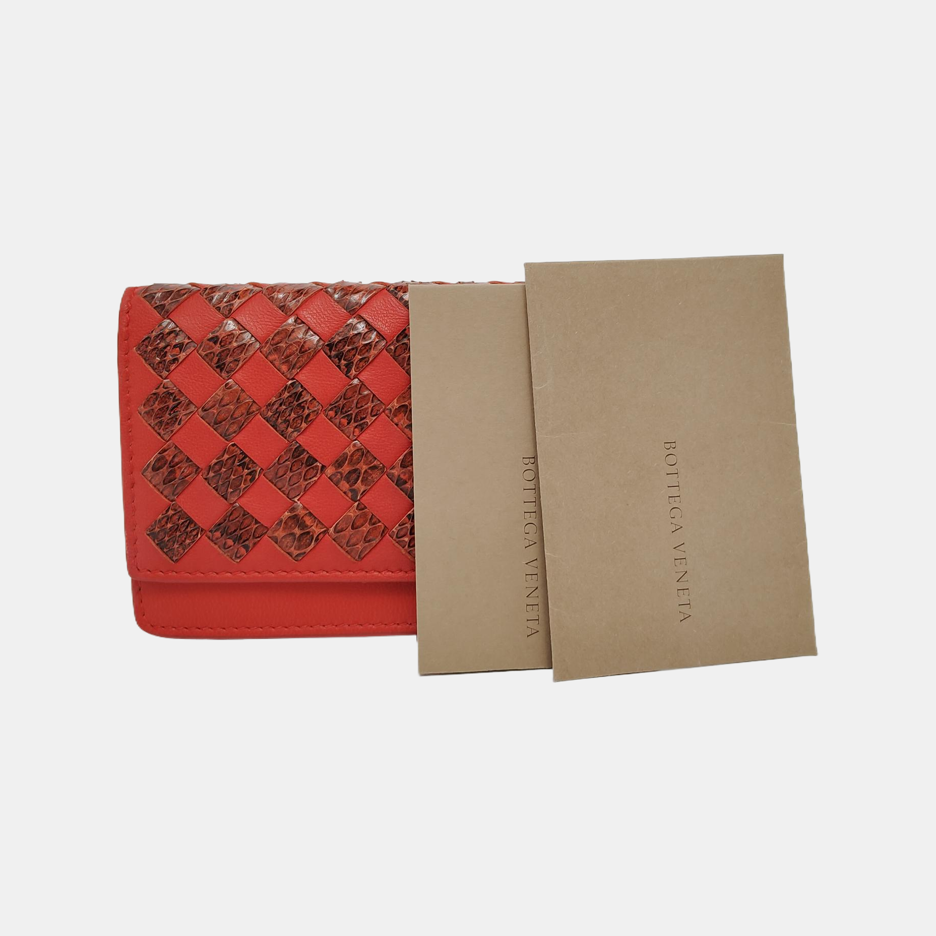 Leather Red Card Holder