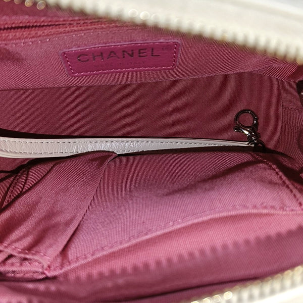 GABRIELLE Mini Quilted Calfskin White
