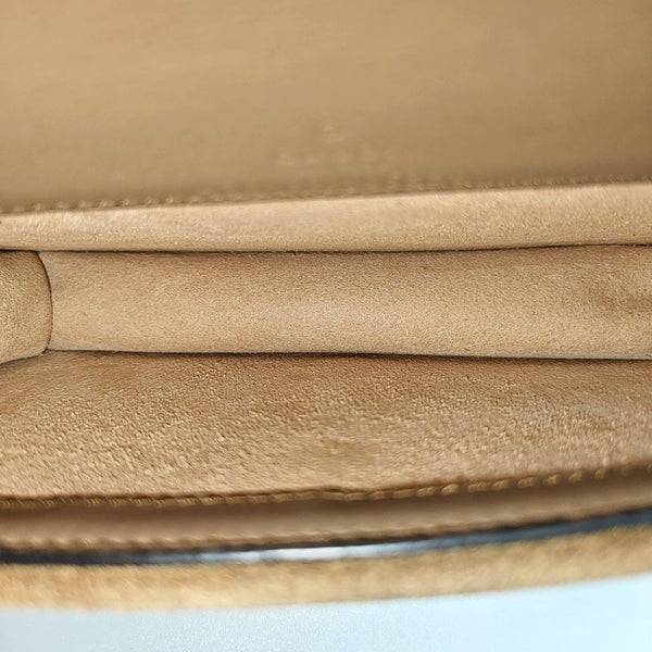 Dionysus Super Mini Monogram Coated Canvas Beige