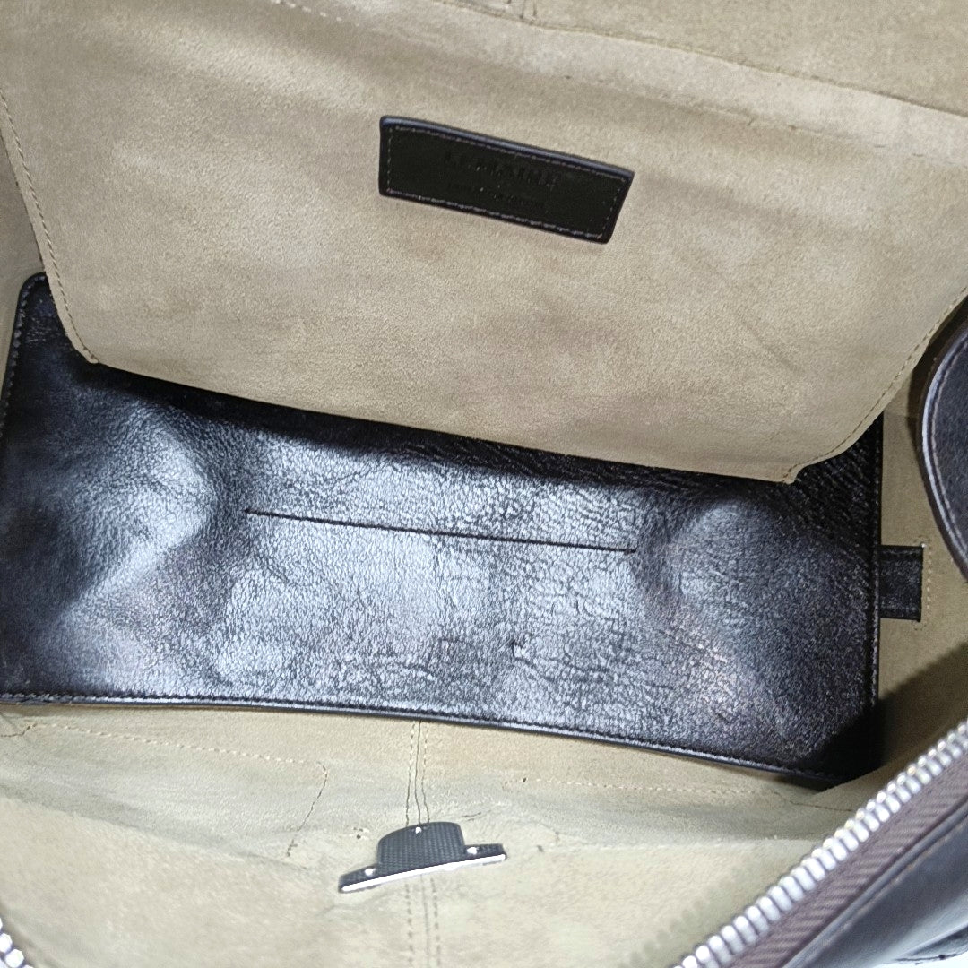 Calfskin Shoulder Bag Brown